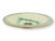 Late 19th century majolica dish featuring a naturalistic begonia leaf set against a basket weave ground with turquoise...