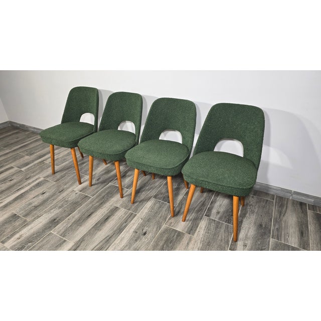Dining Chairs by Oswald Haerdtl for Ton, 1950s, Set of 4 For Sale - Image 9 of 12