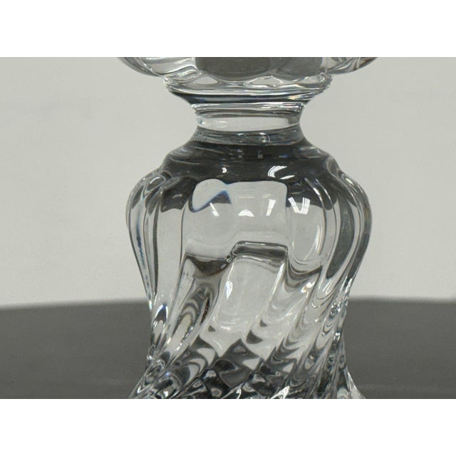 Baccarat Bambou Tors Votive Candleholder For Sale - Image 9 of 12