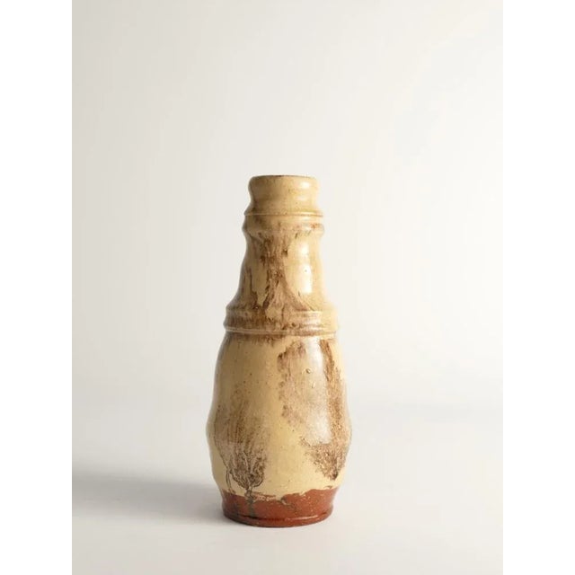 Scandinavian Modern Beige Gourd-Shaped Vase, Sweden, 1960s For Sale - Image 5 of 8