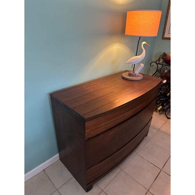 Brown 1940s Art Deco Chest Lowboy Dresser For Sale - Image 8 of 12