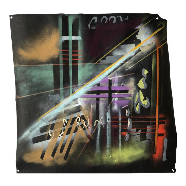 Abstract Original Painting by Erik Sulander 36x36 For Sale