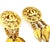 Chanel Vintage Gold Plated Round CC Filigree Spear Dangle Clip on Earrings, A Pair For Sale In Los Angeles - Image 6 of 6