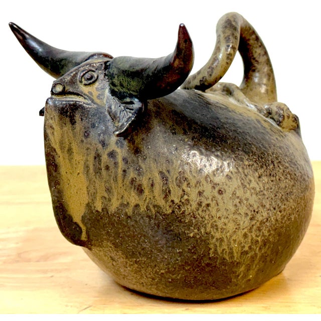 Jorge Mealha (1934–2021) Sculptural Steer / Bovine Form Portugal, late 20th C. For Sale - Image 9 of 16