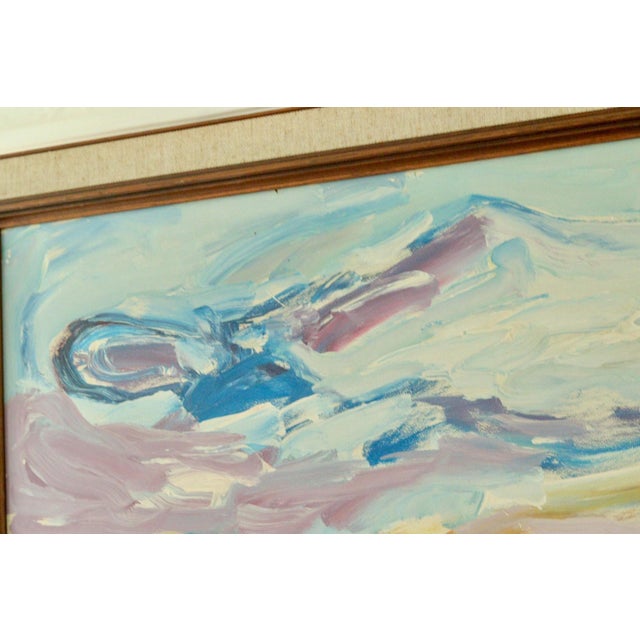 Carl-Erik Andersson, Mountainscape, 1970s, Oil on Canvas, Framed For Sale - Image 7 of 11