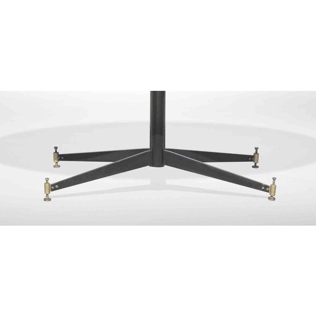 1970s Vintage Table in Wood and Brass by Ignazio Gardella, Italy, 1970s For Sale - Image 5 of 7