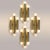 High quality brass wall light by sciolary, italy 1970s. Solid brass in a glossy finish. The stylish and clean elegance of...