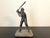 Late 20th Century Vintage Maitland-Smith Bronze Patina & Brass Baseball Player For Sale - Image 5 of 9