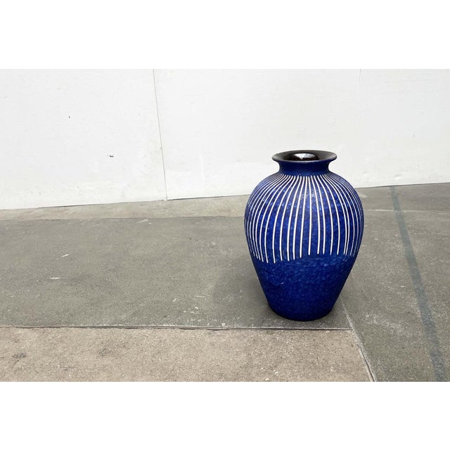 Large Mid-Century German Studio Pottery Floor Vase, 1960s For Sale - Image 9 of 18