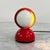 Metal Red Eclisse Table Lamp by Vico Magistretti for Artemide, 1960s For Sale - Image 7 of 11