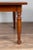 Antique Dutch Colonial Javanese Teak Desk with Single Drawer and Turned Legs For Sale - Image 9 of 13