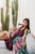 Contemporary Palais Double Sided Outdoor Cushion Rosita Ice & Bordeaux X Michelle Ice, 20x12 Inch For Sale - Image 3 of 6