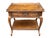 Good quality Carved French Side / End Table. Has a lower shelf and a shell carving on the drawer.. Makes a great accent...