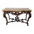 Italian Walnut Console With Marble Top, 18th Century For Sale