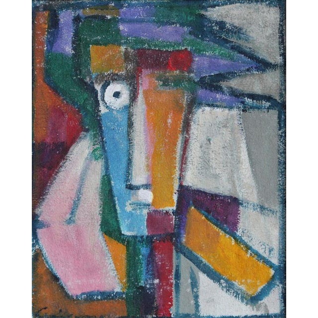 Hidden portraits vii', acrylic on canvas mounted on board, florentine school (circa 1980s-90s). This gallery has acquired...