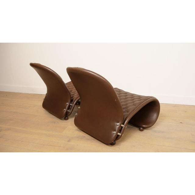 G de Luxe System 1-2-3 Easy Chair by Verner Panton for Fritz Hansen, 1970s, Set of 2 For Sale - Image 13 of 18