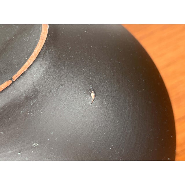 Mid-Century Modern German Wormser Terra-Sigillata Pottery Ball Vase, 1960s For Sale - Image 9 of 12