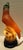 Glass Rare Original Tiffin Art Deco Glass Parrot Lamp Circa 1930s For Sale - Image 7 of 13