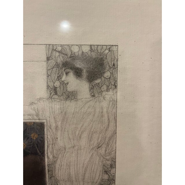 Art Nouveau Gustav Klimt Junius Art Nouveau Framed Print, Collection Verge Nouvelles France For Sale - Image 3 of 11