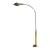 Cedric Hartman 91 Co Floor Lamp in Brass and Stainless Steel For Sale