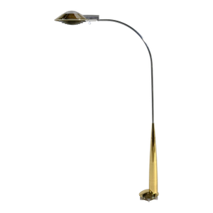 Cedric Hartman 91 Co Floor Lamp in Brass and Stainless Steel