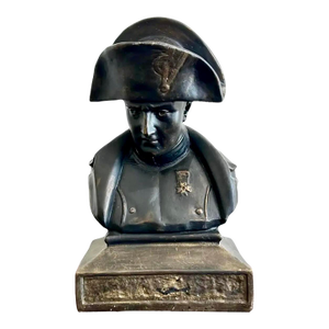 Vintage Mid 20th Century Military Bust of Napoleon