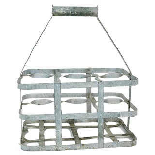 Metal Bottle Rack, 1960s For Sale