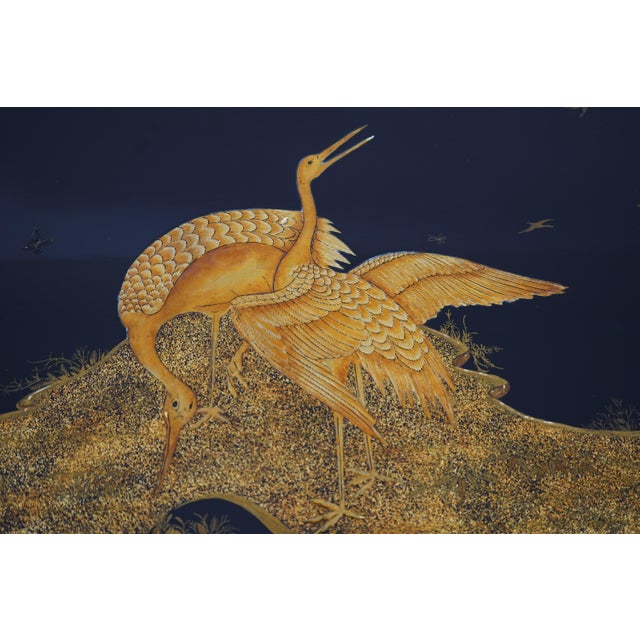 Black Baker Stately Homes Chinoiserie Tea Table For Sale - Image 8 of 12