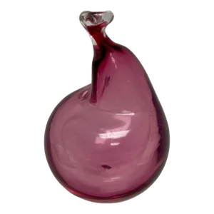 Vintage Murano Style Glass Fig