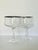 1970’s Silver Rimmed Champagne Saucers- A Pair For Sale - Image 4 of 10