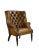 Matthew Izzo Home Portobello Highback Classic Leather Library Chair For Sale - Image 4 of 6