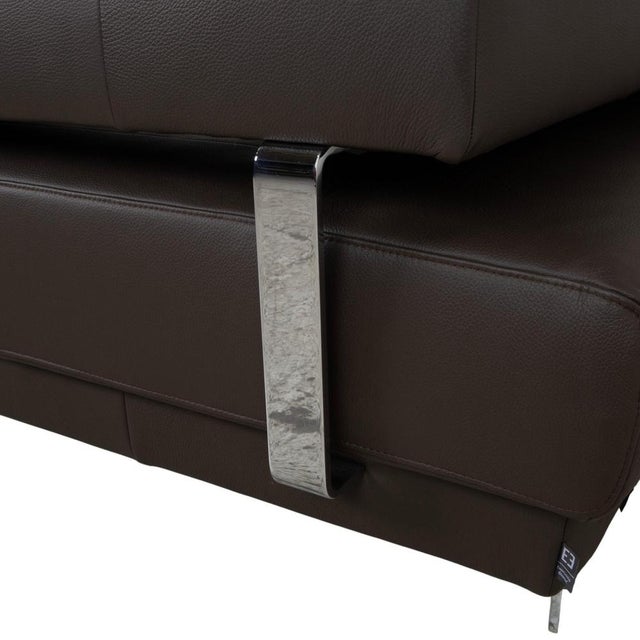 Brand Face Corner Sofa in Brown Leather from Ewald Schillig For Sale - Image 11 of 18