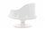 Mid-Century Modern Mid 20th Century Space Age "Finetra Series" Lounge Chair in White Fiberglass For Sale - Image 3 of 5