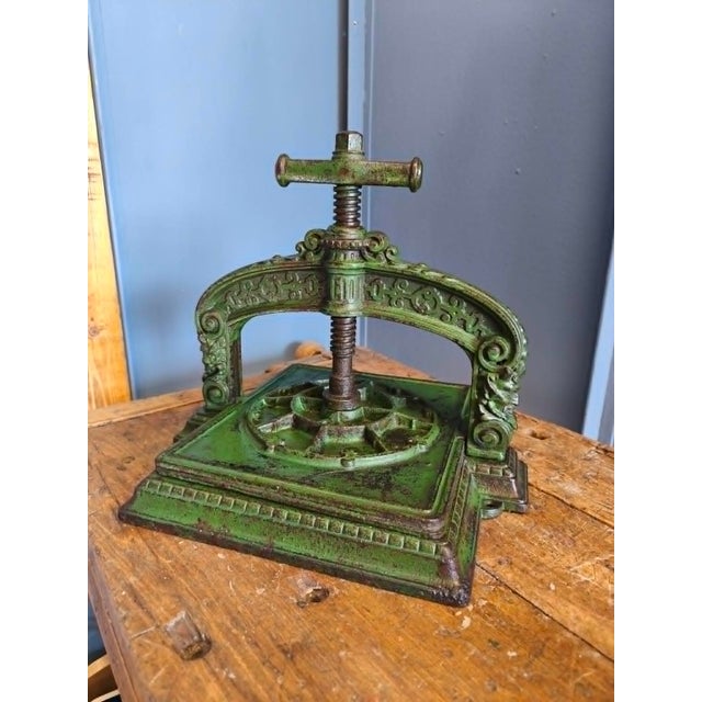 Cast Iron Book Press, Late 19th Century For Sale - Image 14 of 18