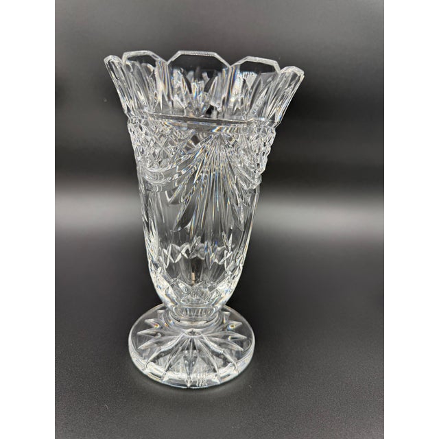 1990s Waterford Society 1995 Crystal Vase "Penrose Vase" For Sale - Image 5 of 6