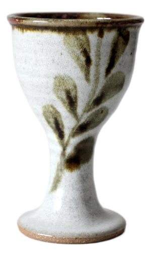 Vintage Handmade Studio Pottery Goblet