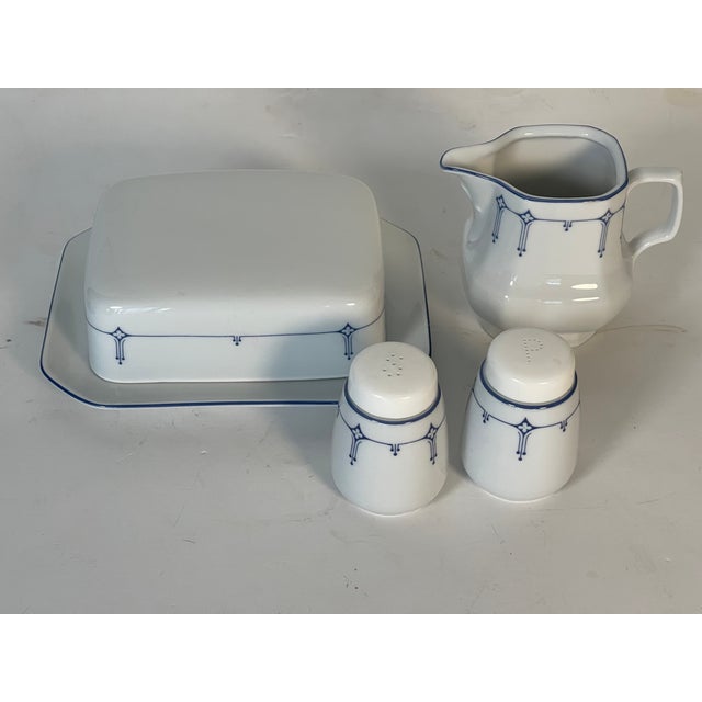 1930s Johann Seltmann Bavaria Art Deco Porcelain 5 PCS For Sale - Image 4 of 4