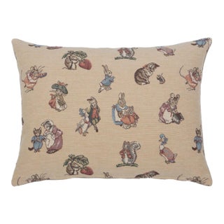 Peter Rabbit & Friends Cushion With Feather Filler - 33x46cm (13"x18") For Sale