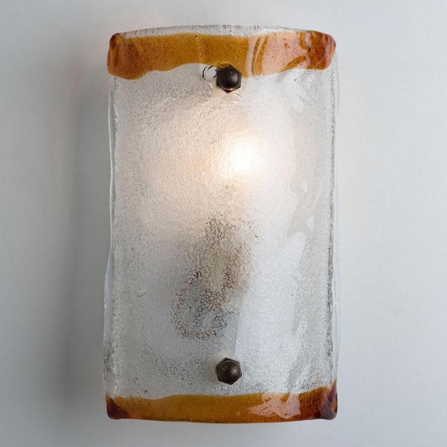 1970s Rectangular Wall Light from Mazzega, 1960s For Sale - Image 5 of 12