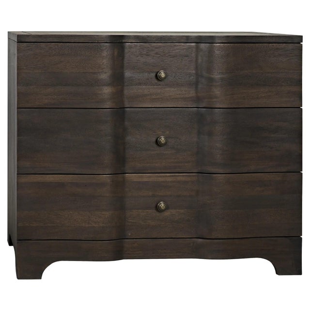 Mid-Century Modern Claudie Chest, Ebony Walnut For Sale - Image 3 of 10