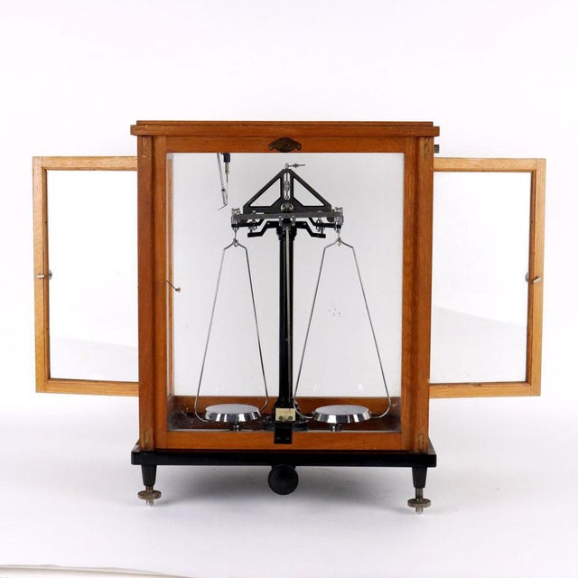 Wood Analogue Scale in Teca by Galileo Sartorius, Milan For Sale - Image 7 of 13
