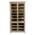 Mid 20th Century Vintage Colonial Narrow Vitrine Cabinet For Sale