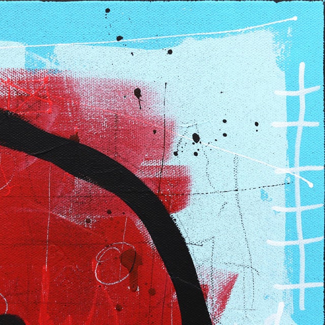Figurative "Whatever 3" Contemporary Abstract Mixed-Media Painting by Soren Grau For Sale - Image 3 of 9