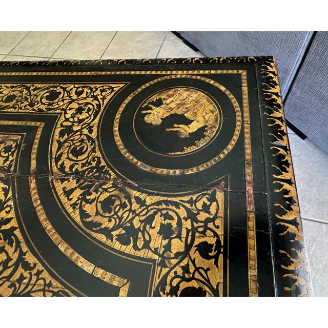 Late 19th Century Italian Neo-Classic Inlaid Marquetry Coffee Table For Sale - Image 18 of 18