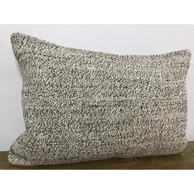 This is a vintage Turkish Anatolian kilim rug from the 1960s. The piece was hand-woven. Just cover no insert