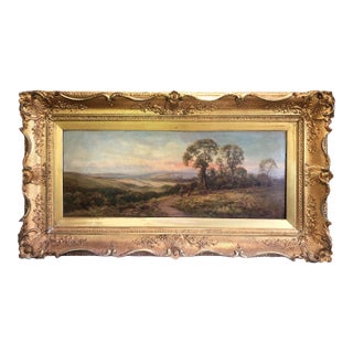 Early 20th-Century Panoramic English Country Landscape, by John Bonny (1874-1948) For Sale