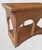 Gabriella Crespi Vintage Arched Wicker Coastal Regency Console Table For Sale - Image 4 of 7