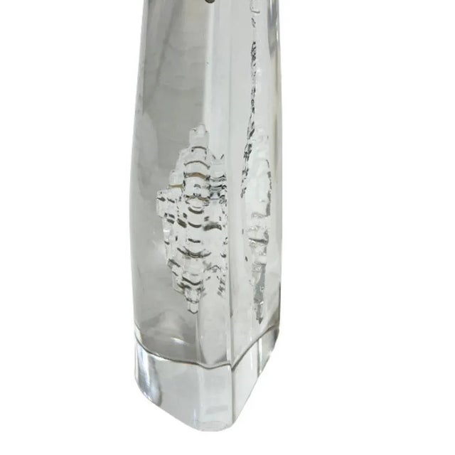 French Crystal Table Lamp from Daum Nancy, 1970s For Sale - Image 6 of 8