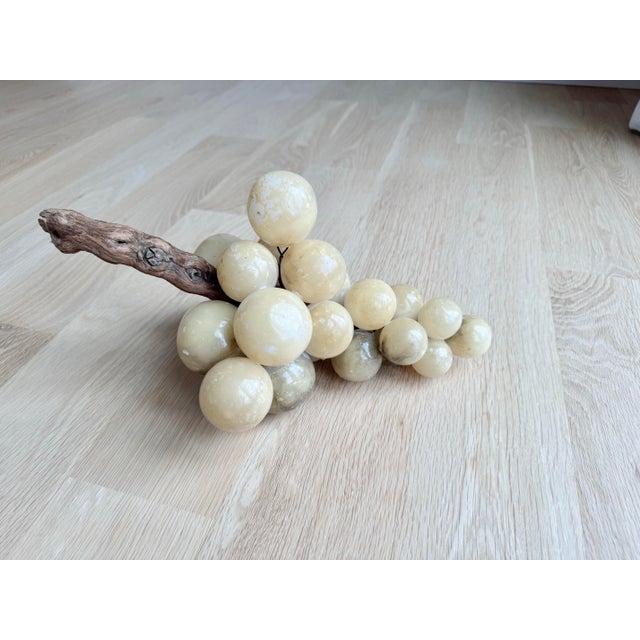 Extra Large Alabaster Grapes, Mid-Century For Sale - Image 4 of 6