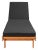 2020s Newport Chaise Lounge Chair with Side Table, Natural/Black Cushion For Sale - Image 5 of 12